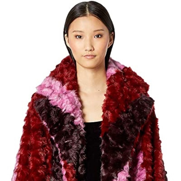❌SOLD❌NWT MCQ ALEXANDER MCQUEEN  Faux Fur Coat - Picture 4 of 16